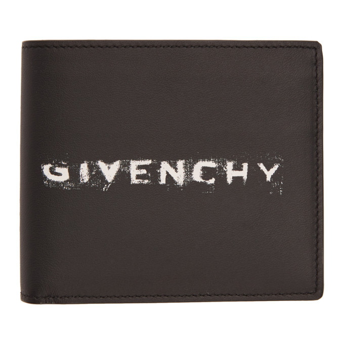 Photo: Givenchy Black Graffiti Logo Wallet