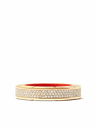 Lauren Rubinski 14K Yellow Gold Diamond Enamel Ring