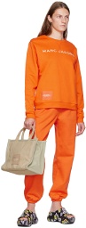 Marc Jacobs Orange 'The Sweatshirt' Sweatshirt