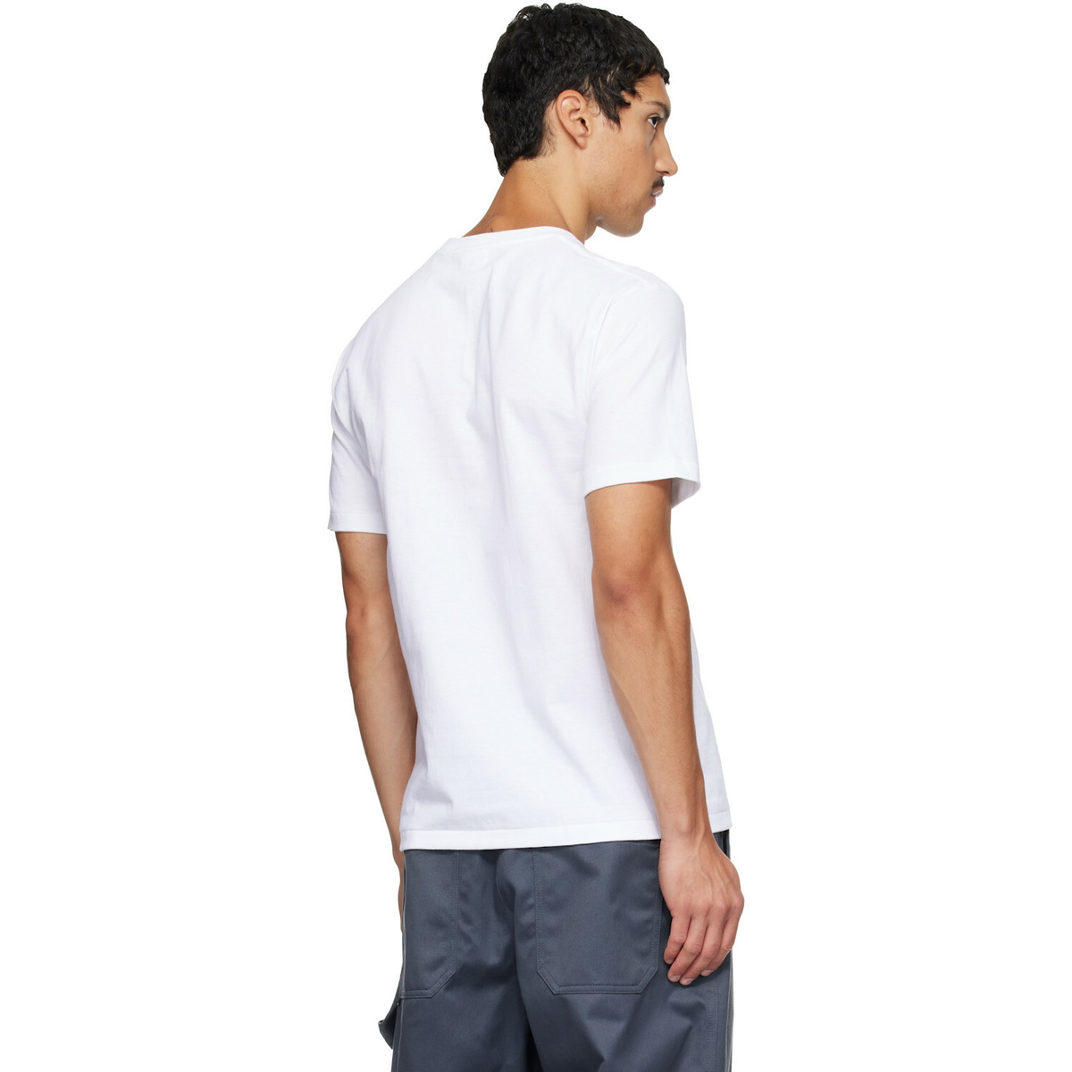 BAPE White ABC Camo College T-shirt