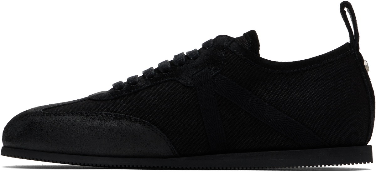 Ann Demeulemeester Black Siru Low-Top Boxing Sneakers