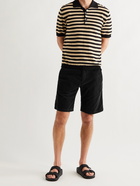 MASSIMO ALBA - Vela Cotton-Corduroy Shorts - Black