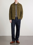 RRL - Herringbone Straight-Leg Jeans - Blue