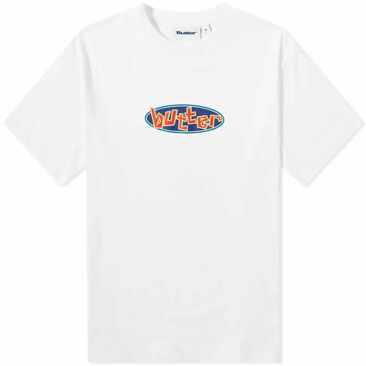 Photo: Butter Goods Men's Scattered Logo T-Shirt in White