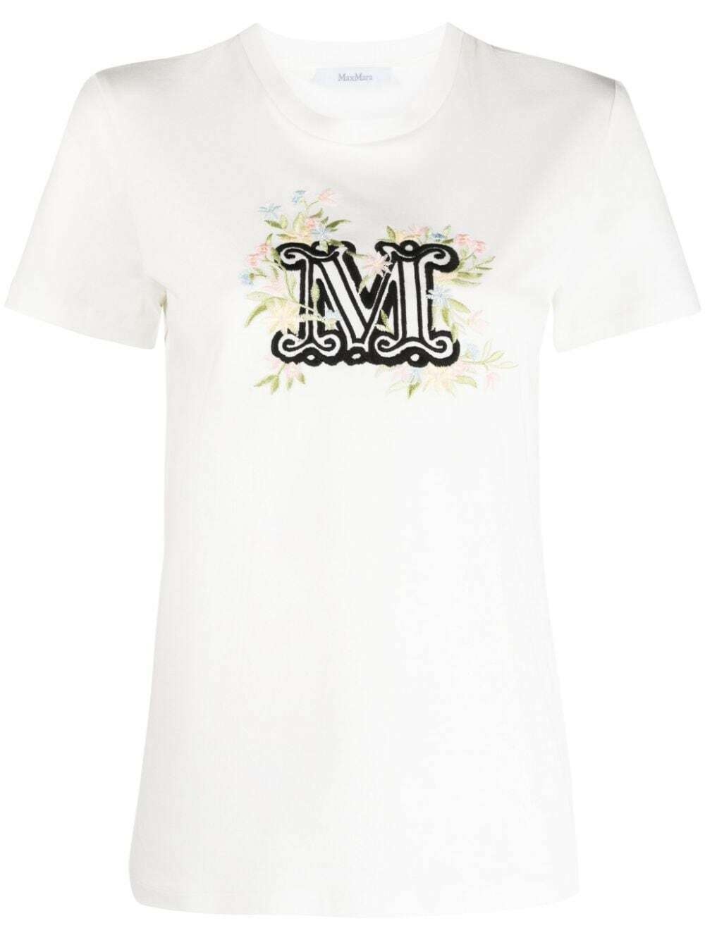 MAX MARA - Logo Cotton T-shirt Max Mara