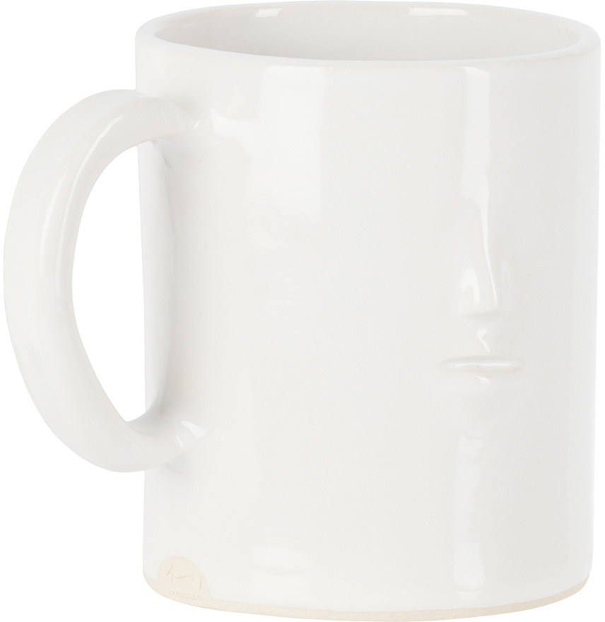 Rami Kim Studio White Ceramic Face Mug