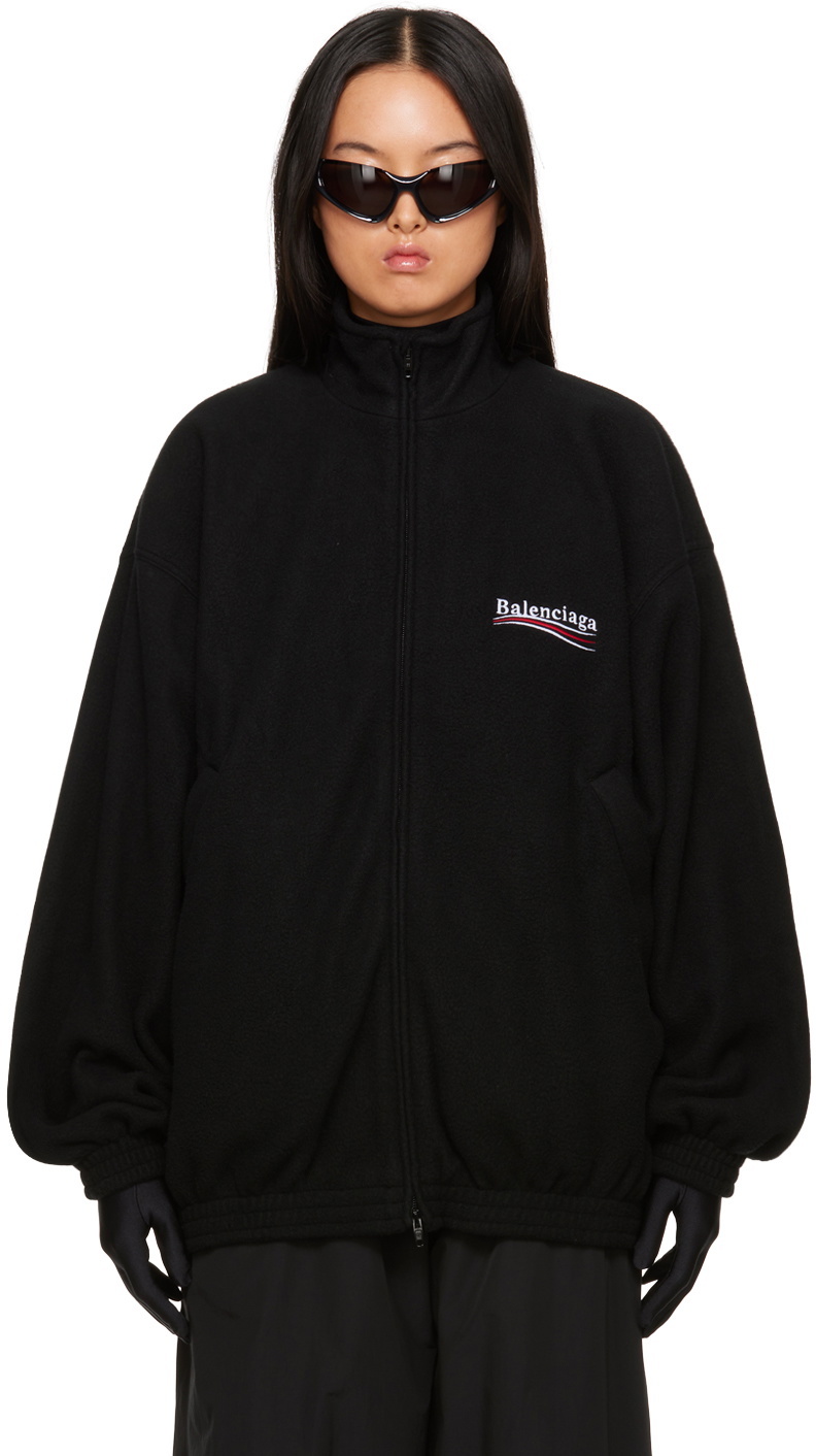 Balenciaga Black Embroidered Jacket Balenciaga