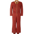Gucci - Slim-Fit Tapered Cotton-Canvas Boilersuit - Red