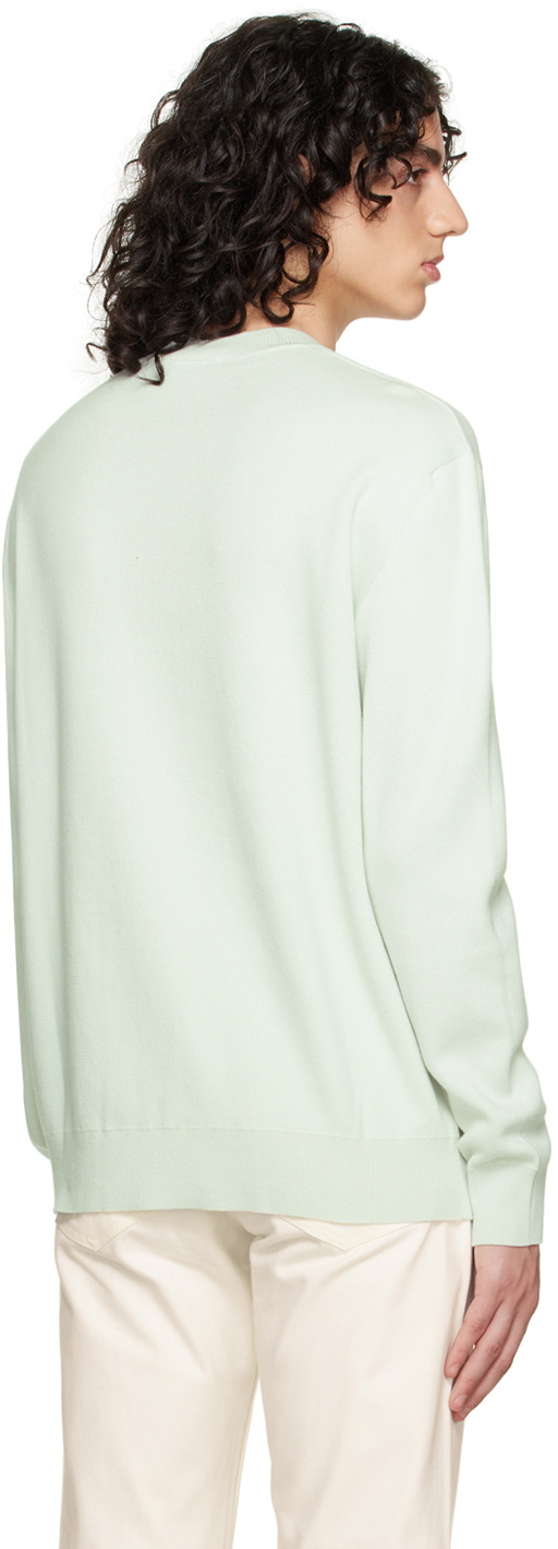 Maison Kitsuné Blue Vibrant Fox Head Sweater
