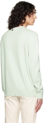 Maison Kitsuné Blue Vibrant Fox Head Sweater