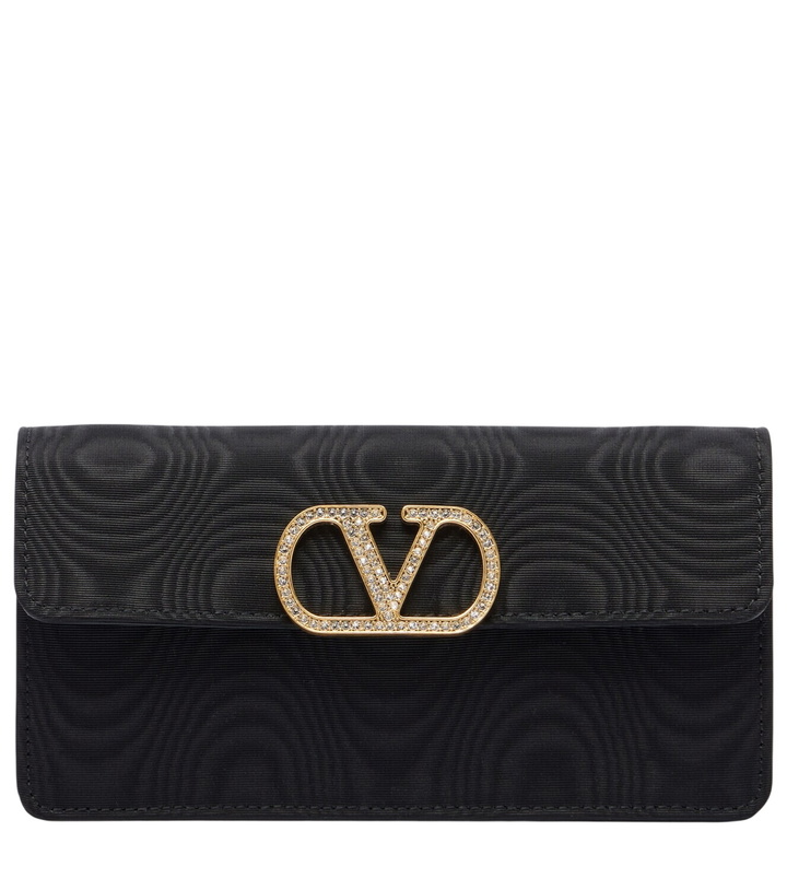 Photo: Valentino Garavani VLogo Mini moire clutch