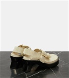 Loewe Ease brushed suede platform sandals