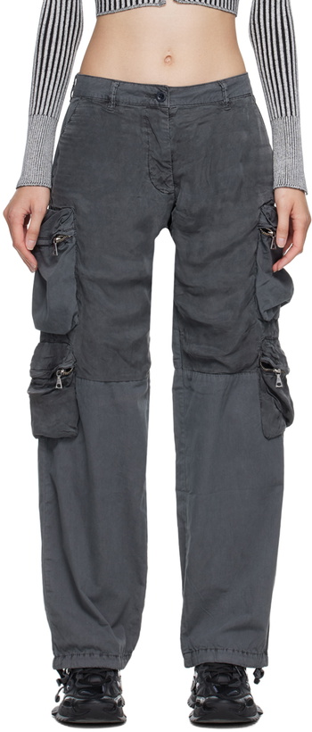 Photo: John Elliott Black Parachute Trousers