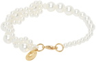 Simone Rocha White Daisy Bracelet