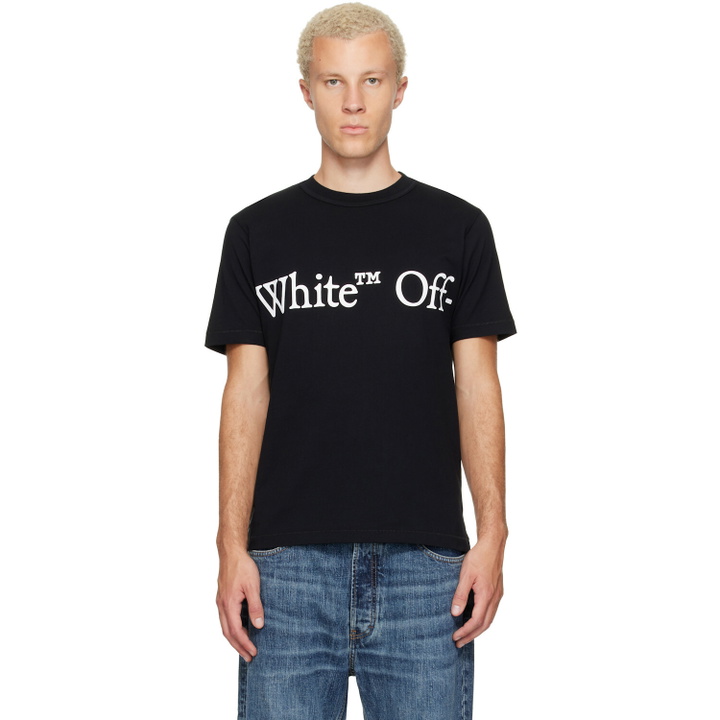 Photo: Off-White Black Bookish Scarf Regular T-shirt