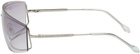 Isabel Marant Silver Show Shield Sunglasses
