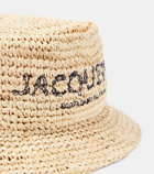 Jacquemus Le Bob Pesco raffia bucket hat