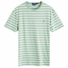 Polo Ralph Lauren Men's Stripe T-Shirt in Faded Mint/Nevis