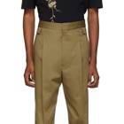 Haider Ackermann Tan Silene Classic Trousers