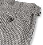 Kingsman - Grey Puppytooth Wool Suit Trousers - Gray