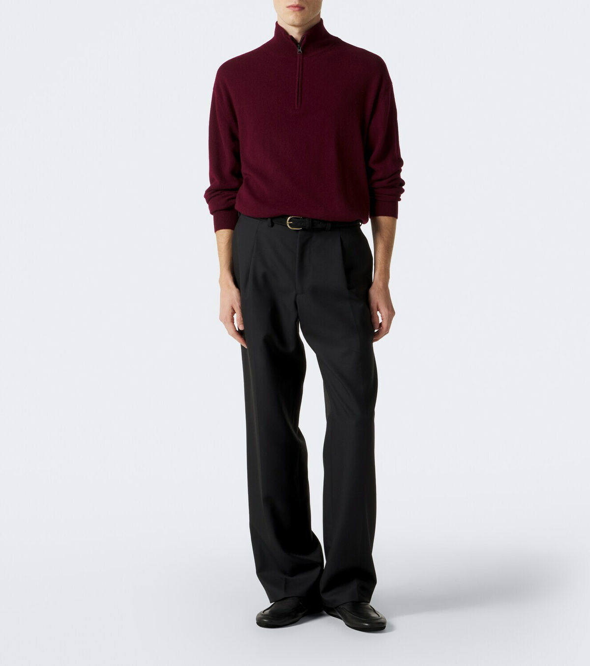 Lisa Yang Augustus cashmere half-zip sweater