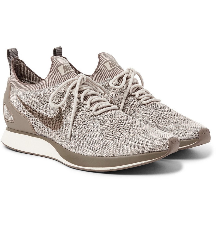 Photo: Nike - Air Zoom Mariah Flyknit Racer Sneakers - Men - Mushroom