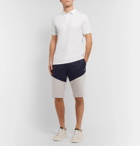 Brunello Cucinelli - Slim-Fit Contrast-Tipped Cotton-Piqué Polo Shirt - White