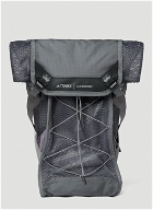 adidas Terrex x And Wander - Mesh Hiking Backpack in Grey