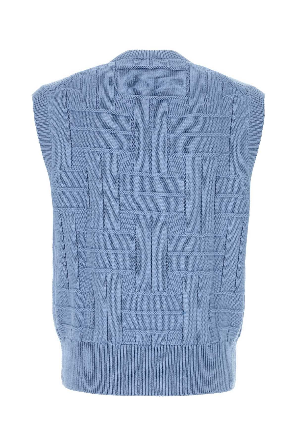 【送料&関税込】Kenzo Cerulean Blue Cotton Vest Kenzo Cerulean Blue Cotton Vest (KENZO/ベスト・ジレ