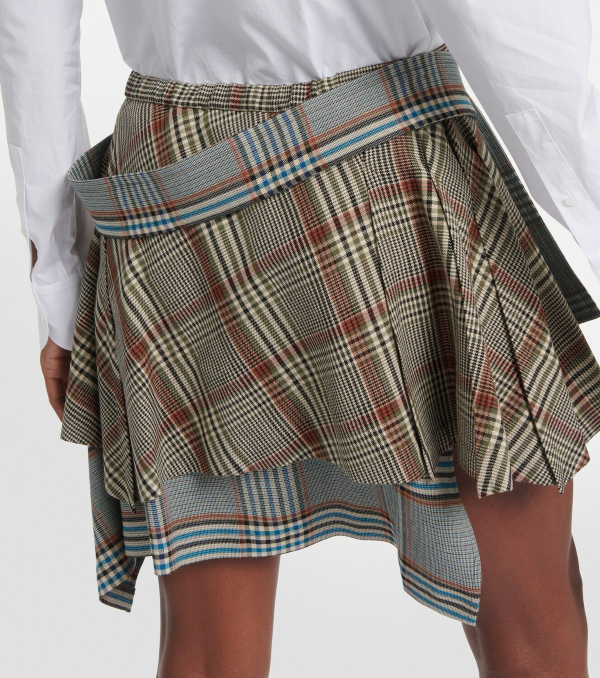 スカート VIVIENNE WESTWOOD BEA LINEN TWEED KILT Bea Kilt (18020015-Y001F-BEA-BLUE-TWEED)