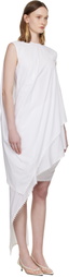 JACQUEMUS White 'The Traversin' Minidress