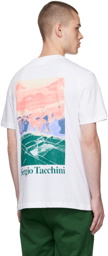 Sergio Tacchini White Serif T-Shirt