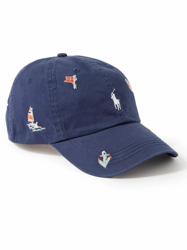 Photo: Polo Ralph Lauren - Logo-Embroidered Cotton-Twill Baseball Cap