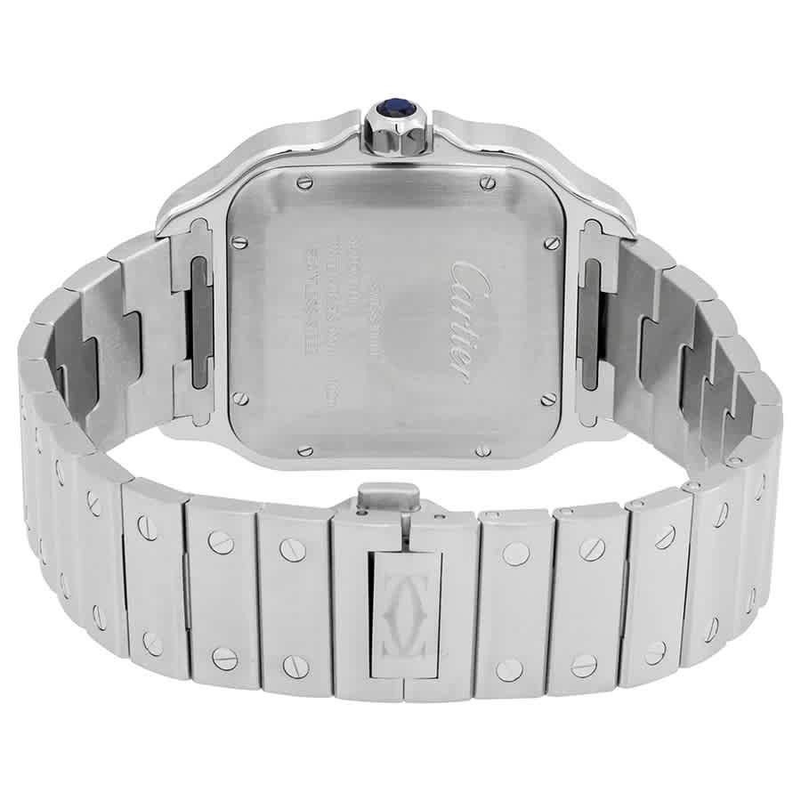 Cartier Santos De Cartier Large Model Blue Dial Mens Watch WSSA0030