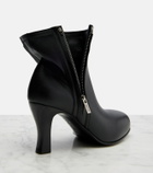 Loewe Bobine 90 leather ankle boots