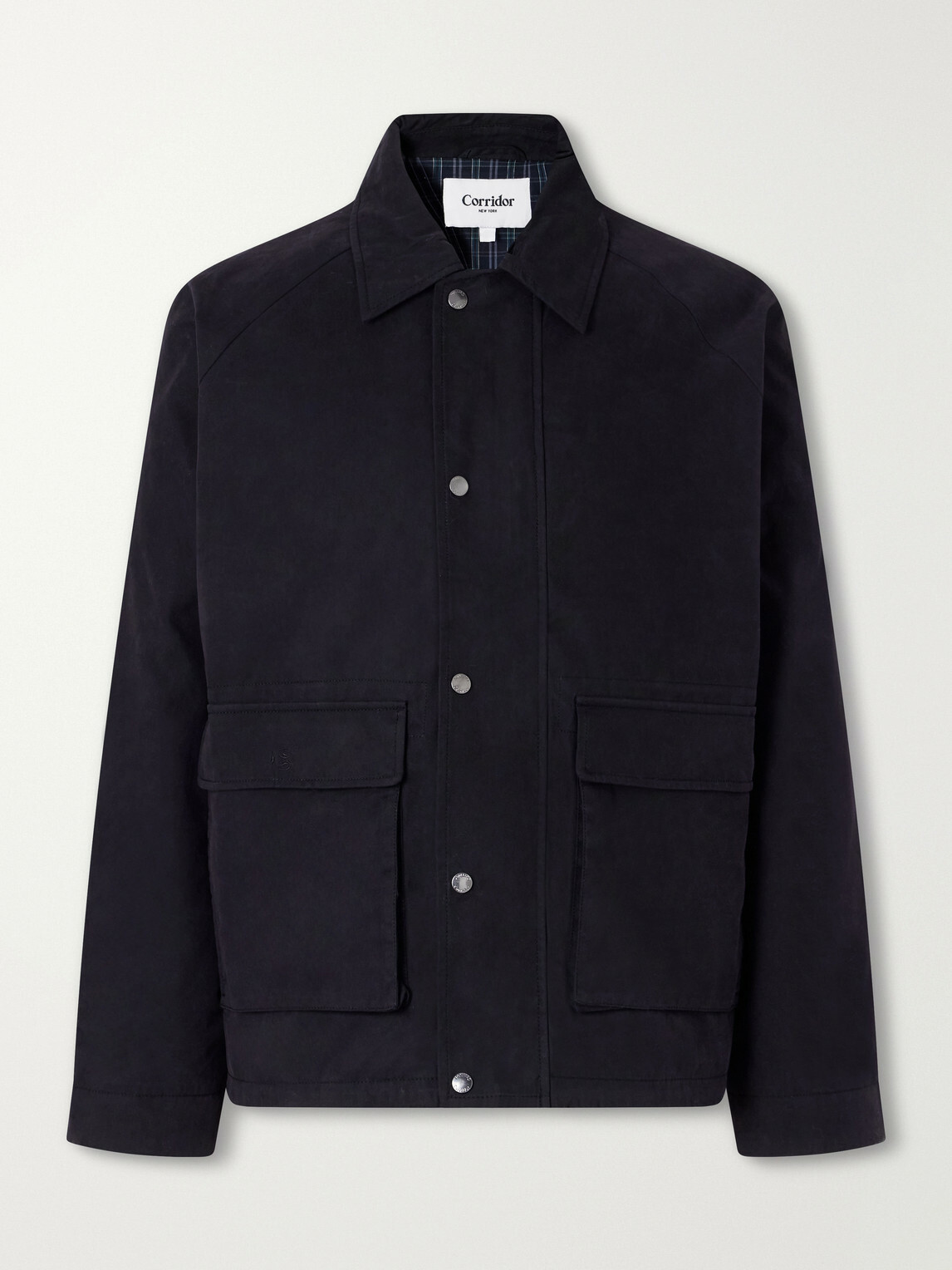 Corridor - Waxed Cotton-Blend Canvas Jacket - Black