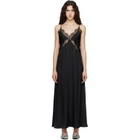 ANINE BING Black Magnolia Midi Dress