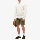 A.P.C. Men's Melbourne Canvas Fatigue Shorts in Khaki