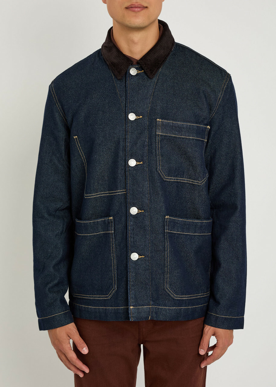 Paige Pauler Denim Chore Jacket Indigo