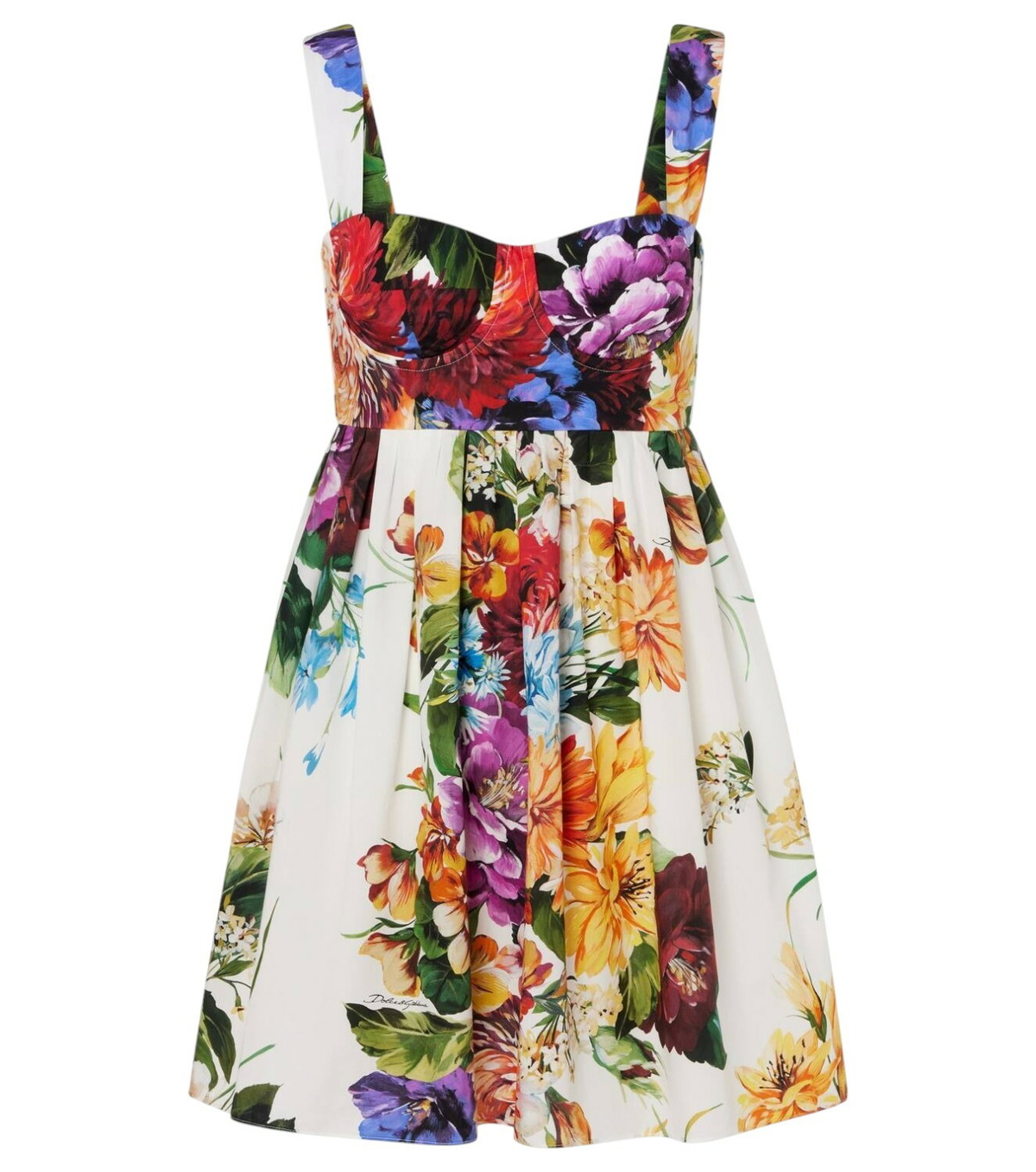DOLCE & GABBANA - Stretch Lace Mini Dress Dolce & Gabbana
