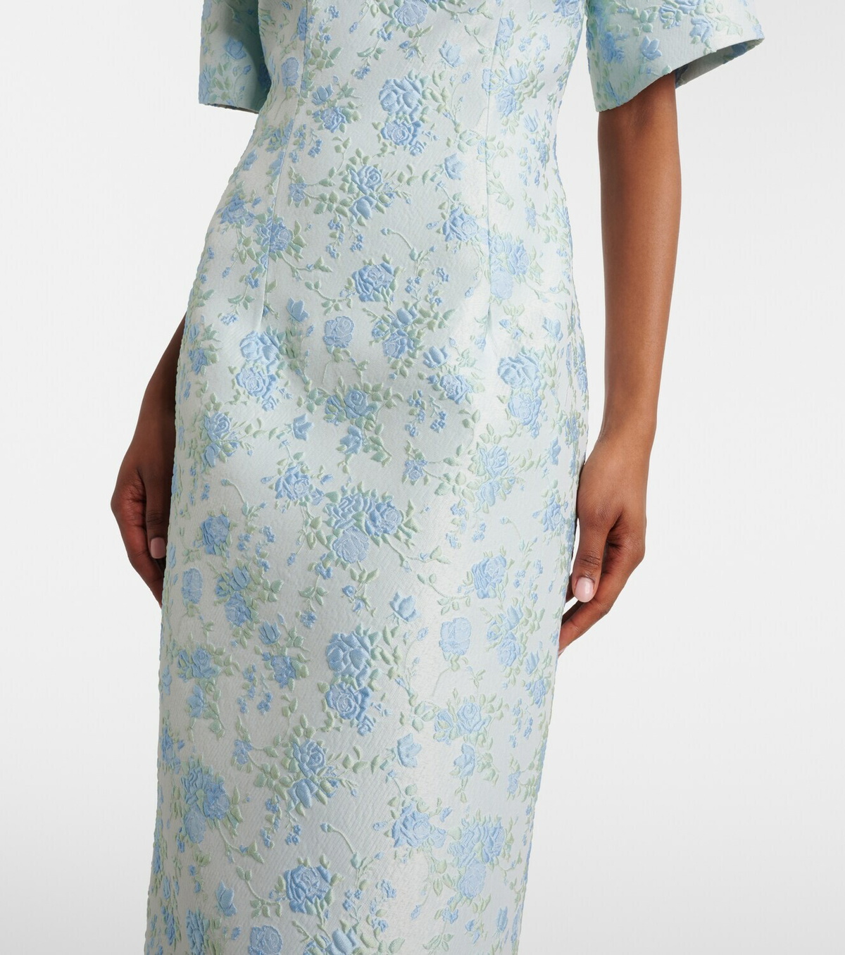 Markarian Gilda floral brocade gown