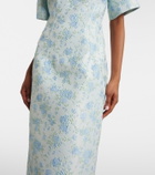 Markarian Gilda floral brocade gown