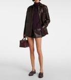 Aquazzura Martin tweed loafers