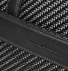 Ermenegildo Zegna - Pelle Tessuta Leather Briefcase - Black