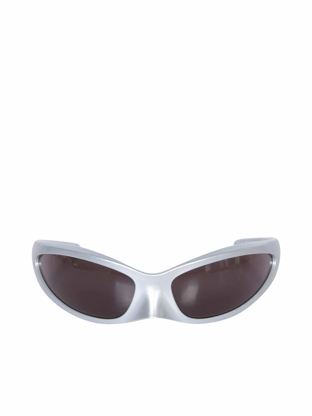 Photo: Balenciaga Skin Cat Silver Sunglasses