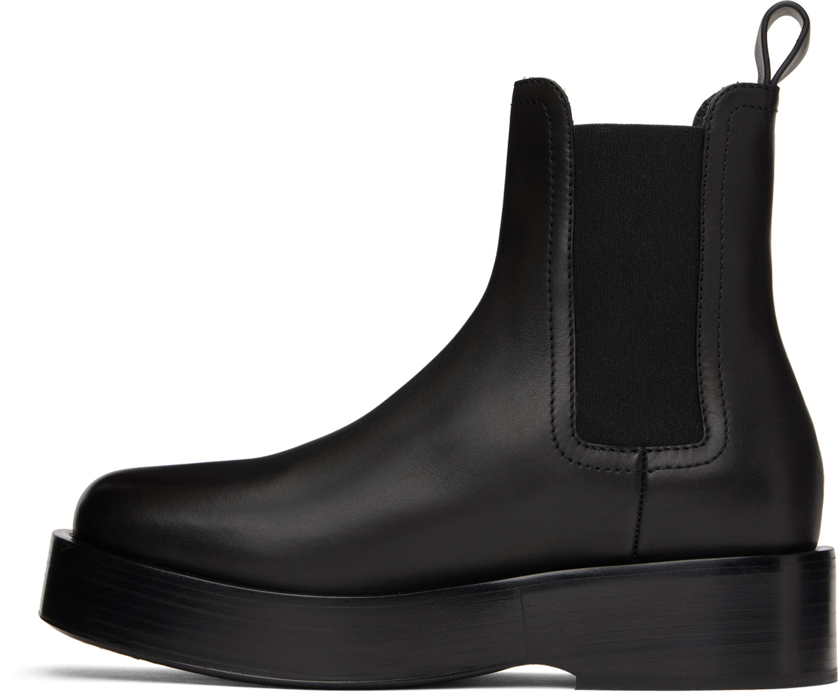 Bottega Veneta Black Torino Chelsea Boots