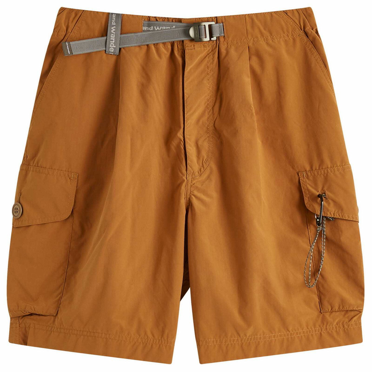 and wander Men's Oversized Cargo Shorts in Light Brown