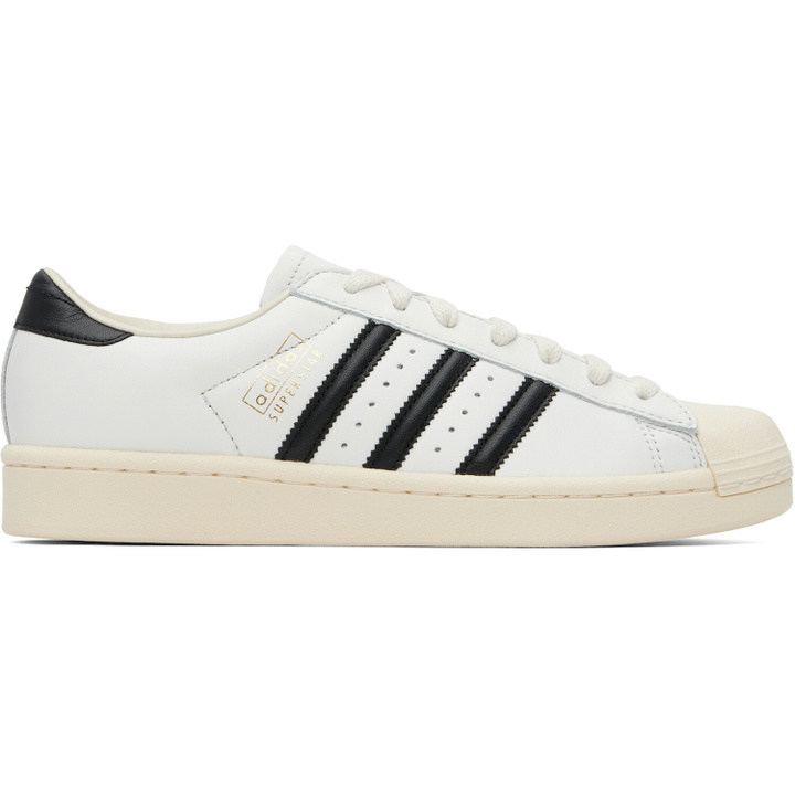 Photo: adidas Originals White Superstar Vintage Sneakers