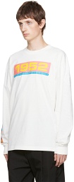 Moncler Genius 2 Moncler 1952 White Long Sleeve T-Shirt