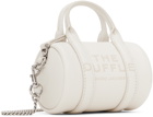 Marc Jacobs Off-White 'The Leather Nano Duffle Crossbody' Bag